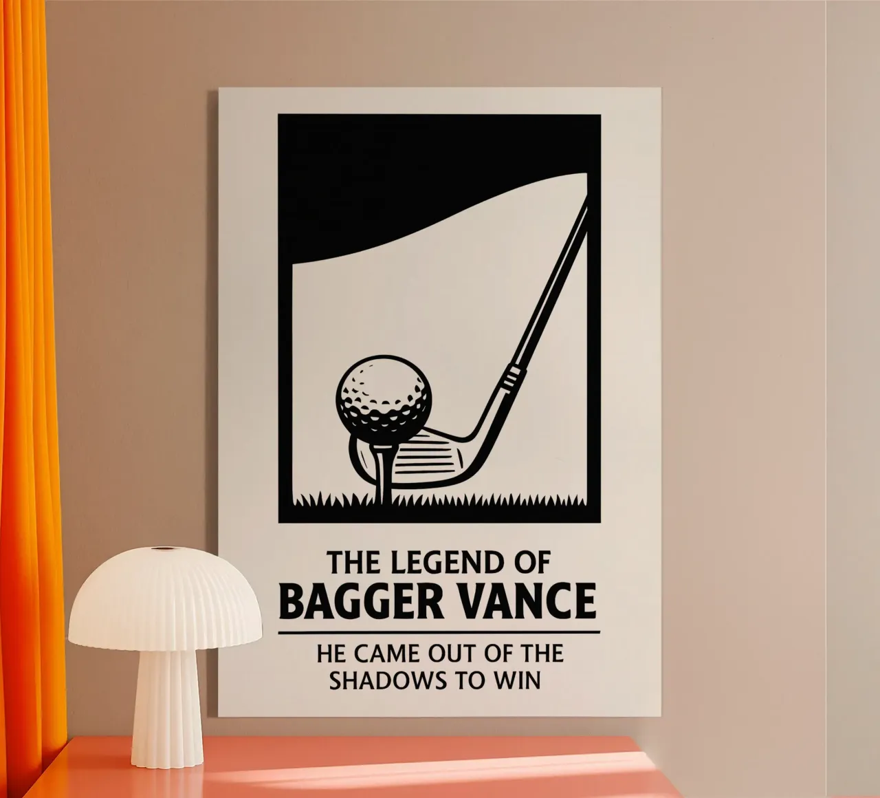 The Legend of Bagger Vance Print plexiglass da MoviesArt