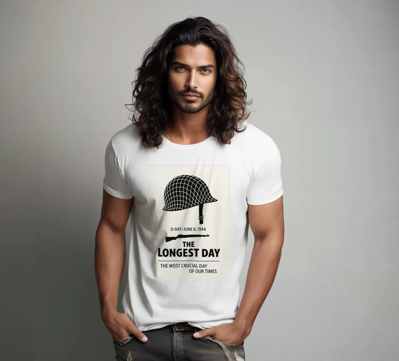 The Longest Day Print t-shirt da MoviesArt