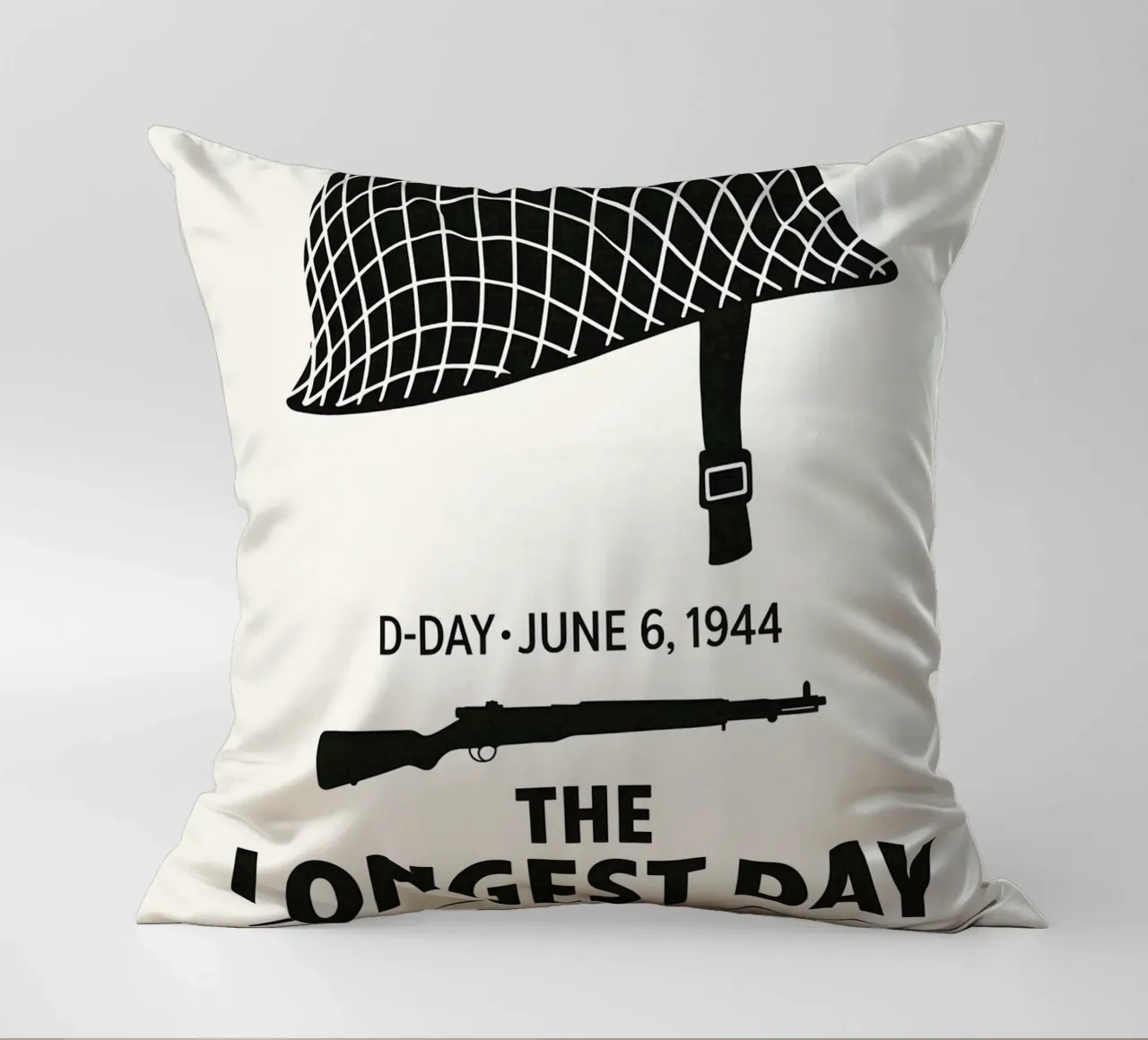 The Longest Day Print cuscino da MoviesArt