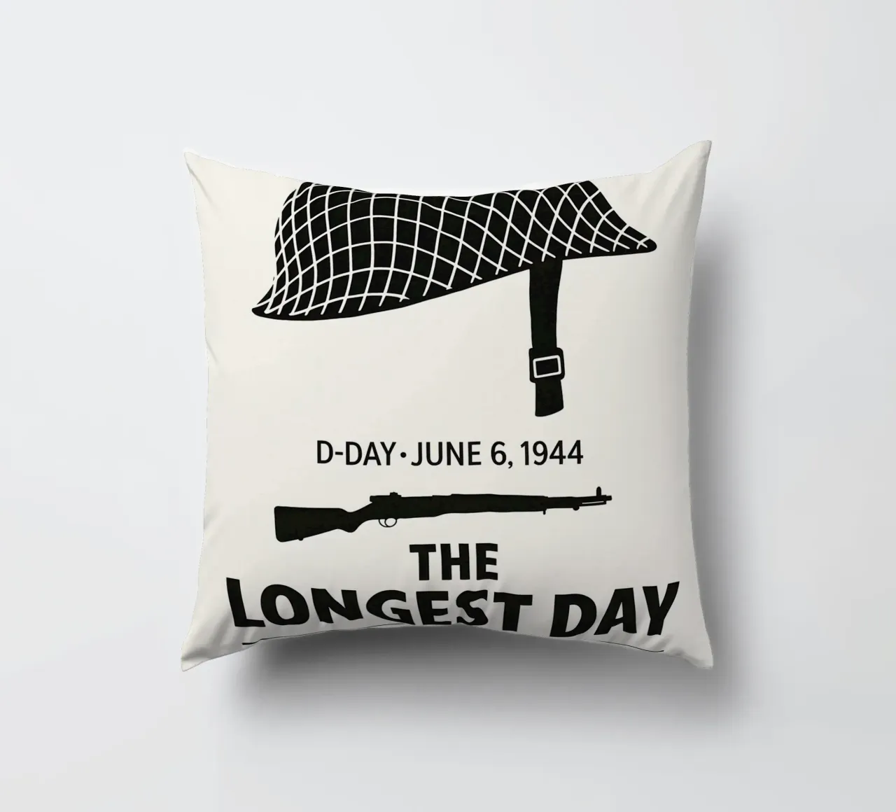 The Longest Day Print cuscino da MoviesArt