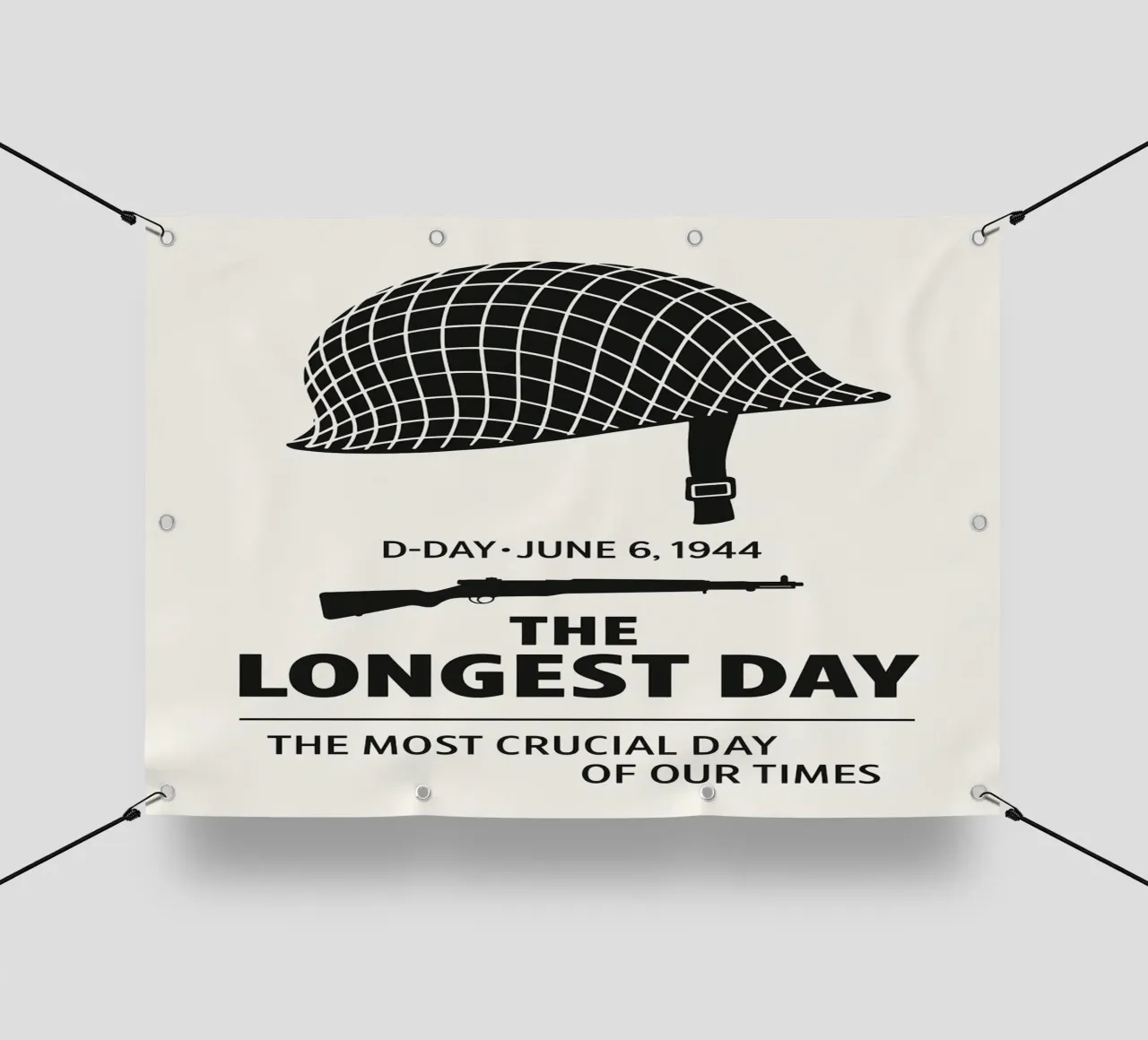 The Longest Day Print telo in pvc da MoviesArt