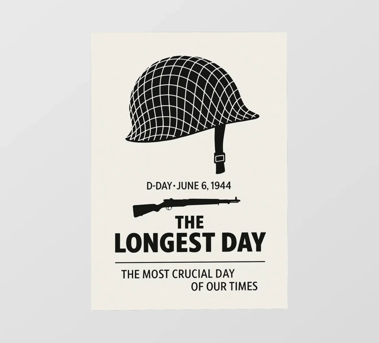 The Longest Day Print telo in pvc da MoviesArt
