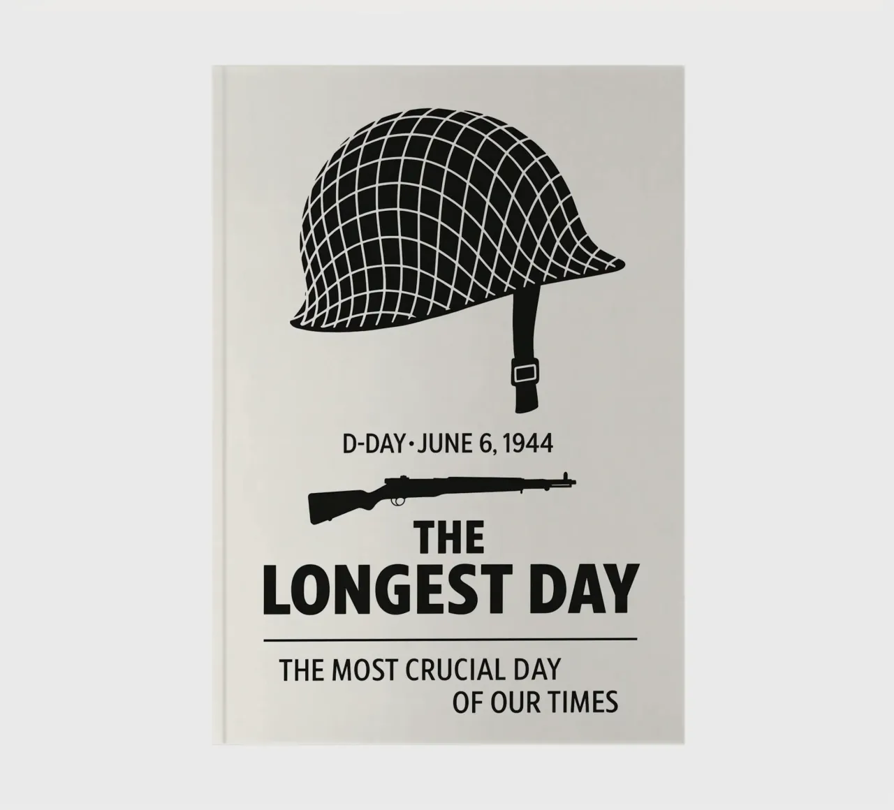 The Longest Day Print notebook by MoviesArt