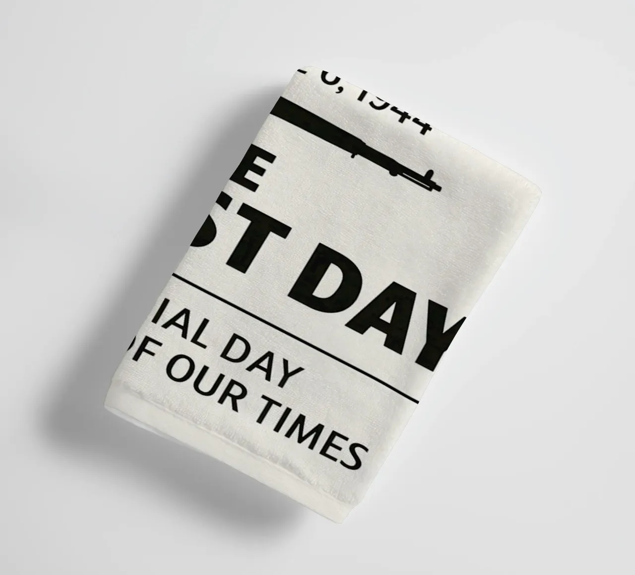 The Longest Day Print asciugamano da bagno da MoviesArt