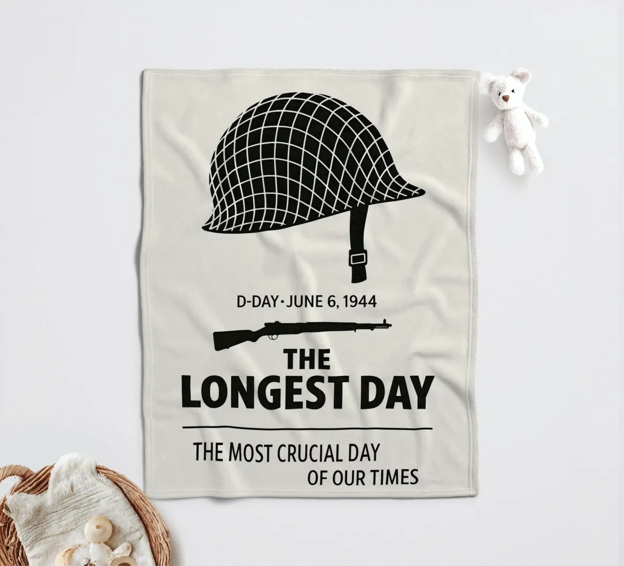 The Longest Day Print coperta in pile da MoviesArt