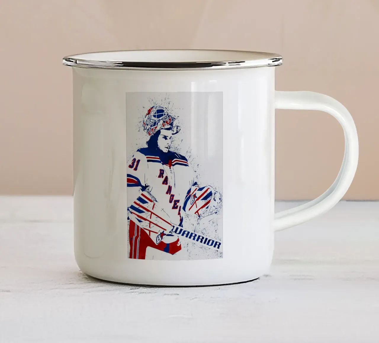 Igor Shesterkin tazza in smalto da tenten