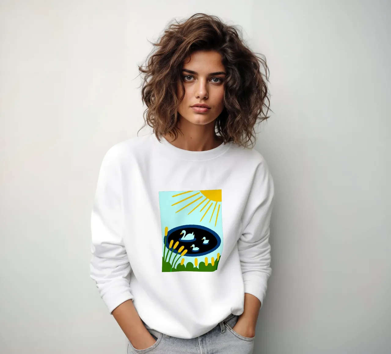 Anatre al sole felpa da TRENDY POSTER SHOP