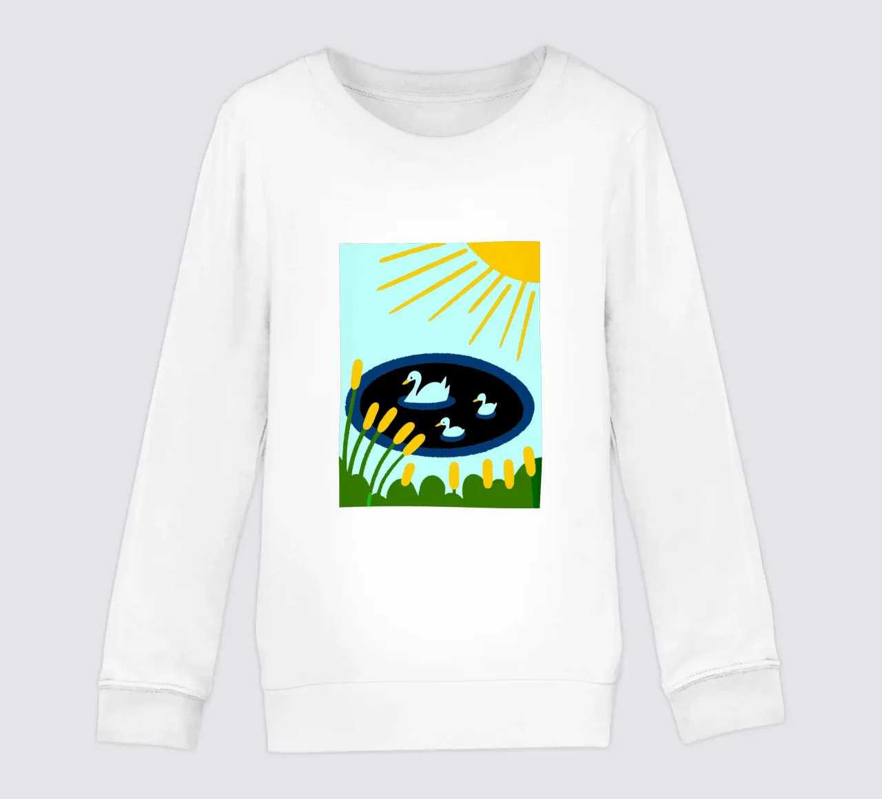 Anatre al sole felpa bambino da TRENDY POSTER SHOP