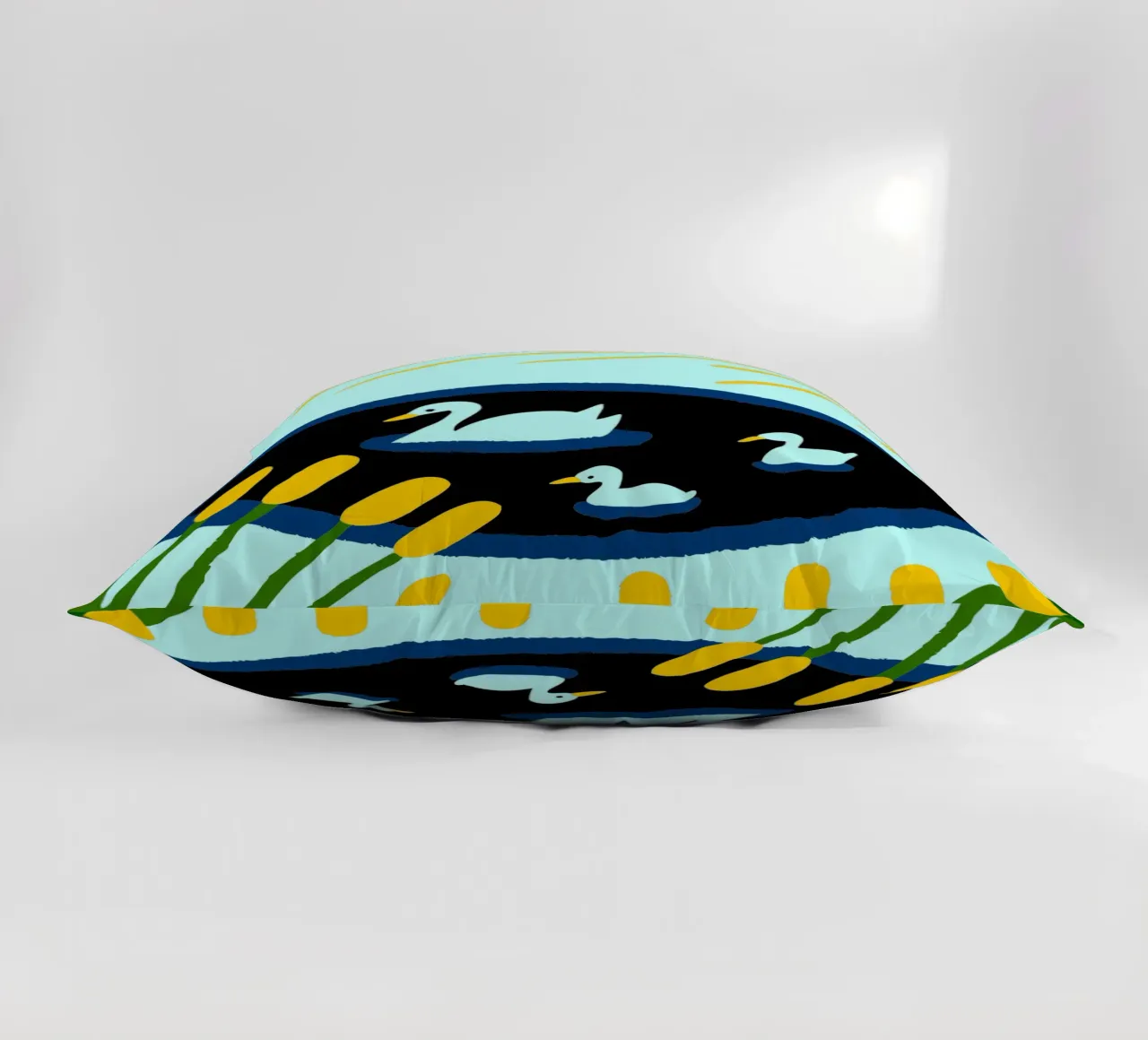 Ducks in the Sun decorative cushion by TRENDY POSTER SHOP