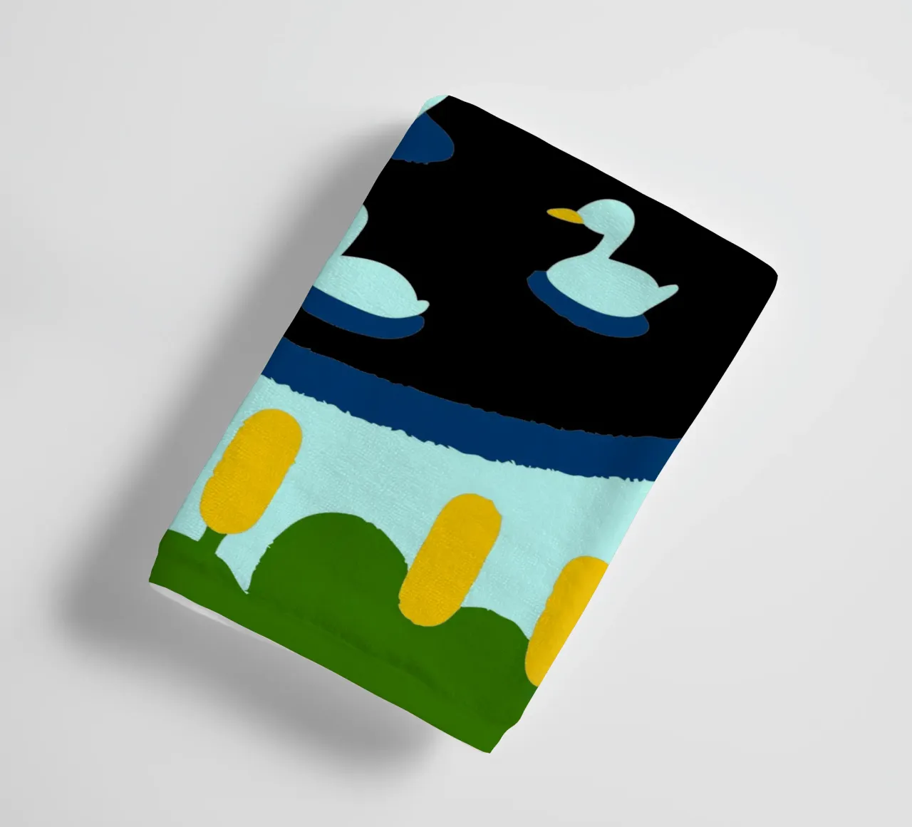 Anatre al sole asciugamano da bagno da TRENDY POSTER SHOP