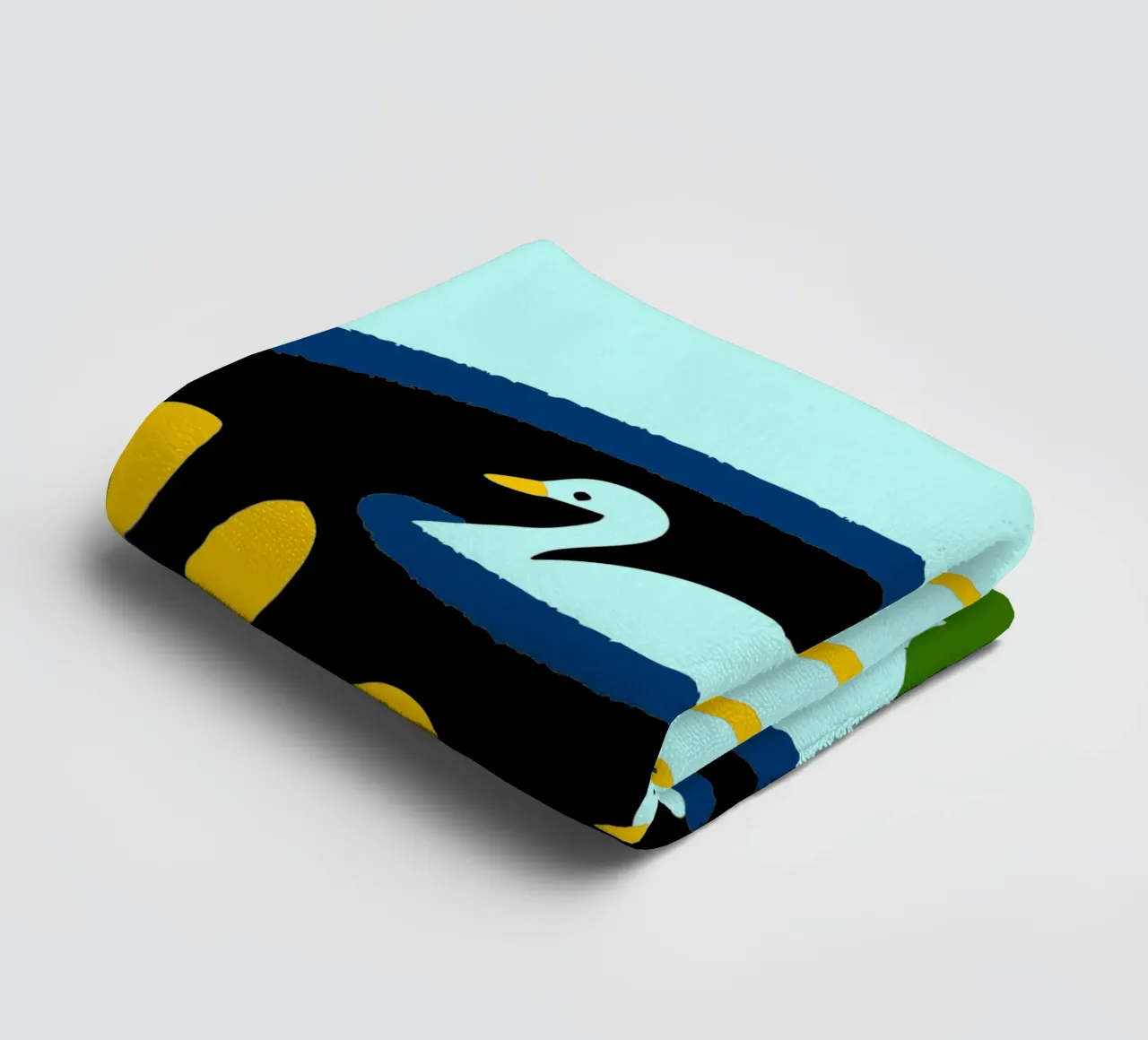 Anatre al sole asciugamano da bagno da TRENDY POSTER SHOP
