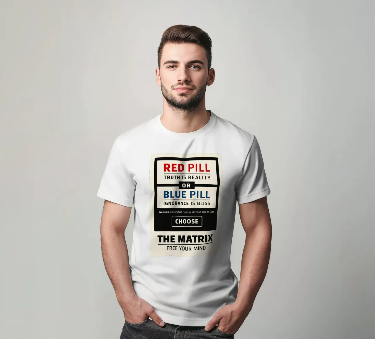 The Matrix Print t-shirt da MoviesArt