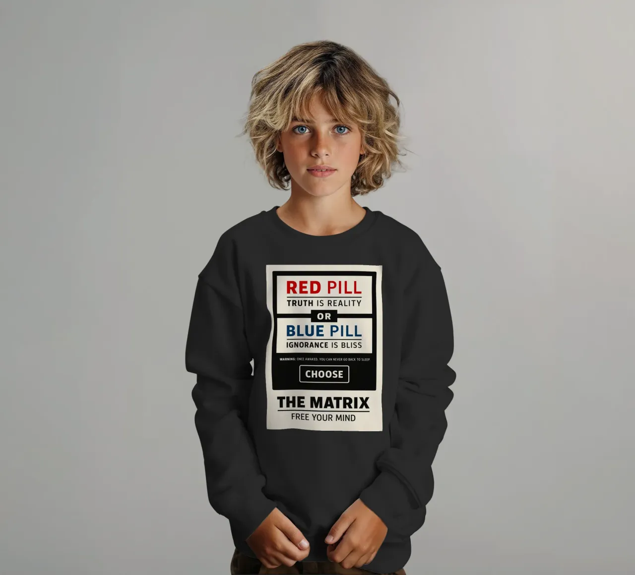 The Matrix Print felpa bambino da MoviesArt