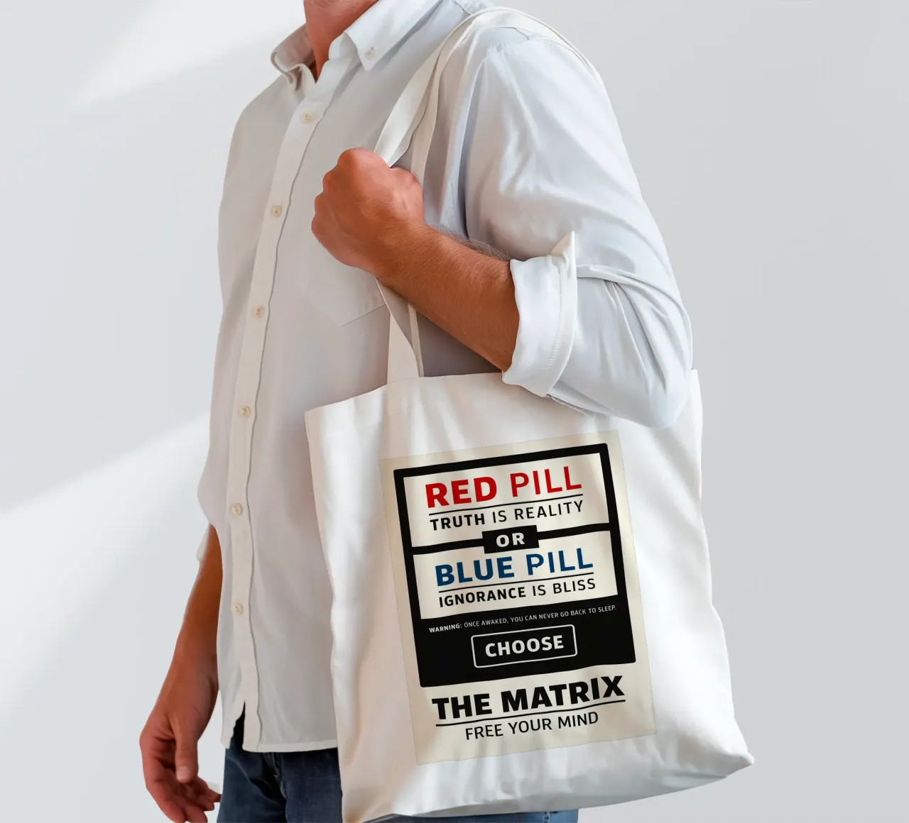 The Matrix Print borsa in juta da MoviesArt
