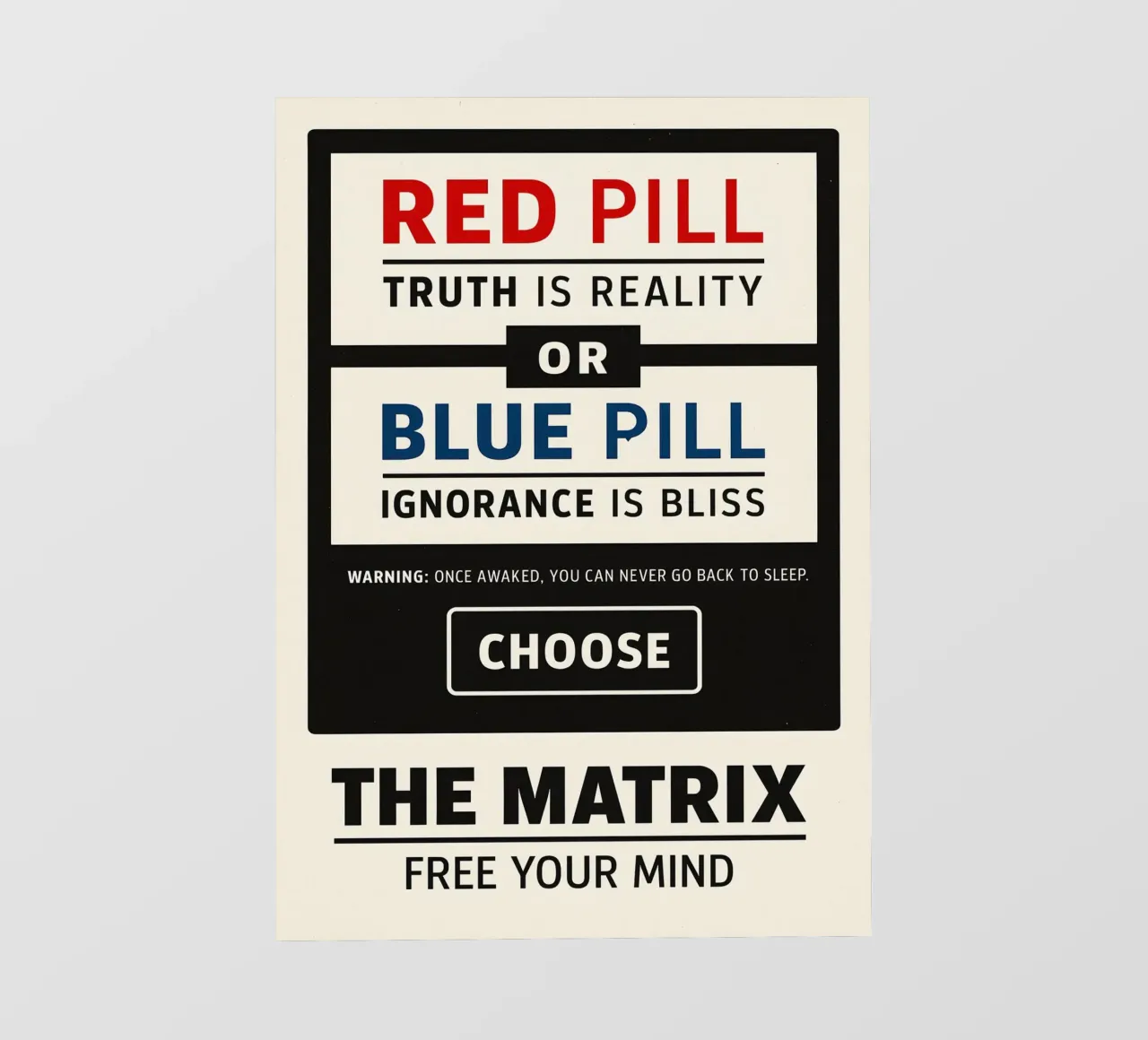 The Matrix Print telo in pvc da MoviesArt