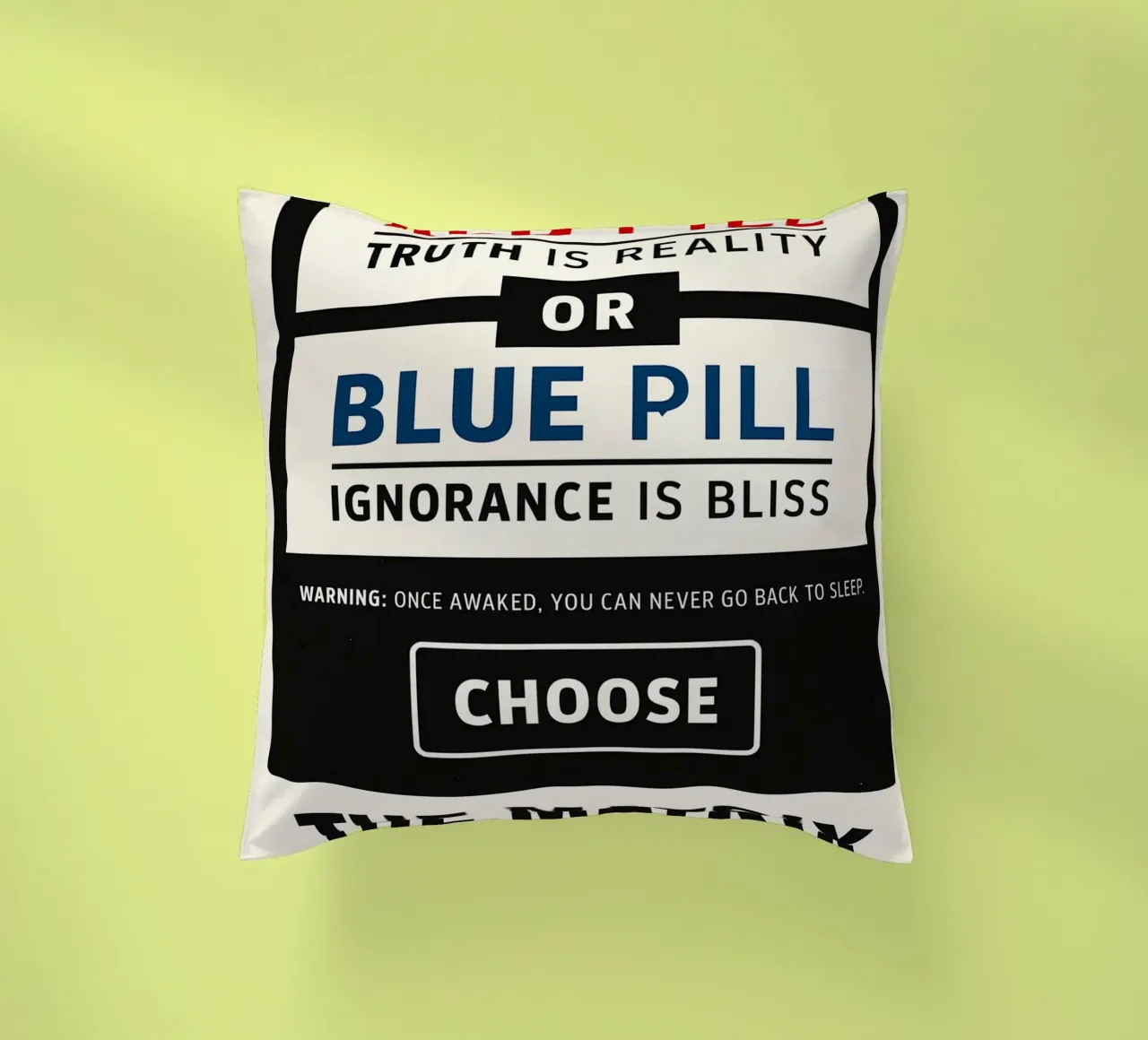 The Matrix Print cuscino da MoviesArt