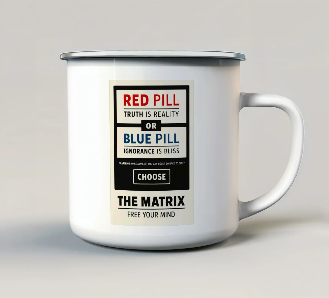 The Matrix Print tazza in smalto da MoviesArt