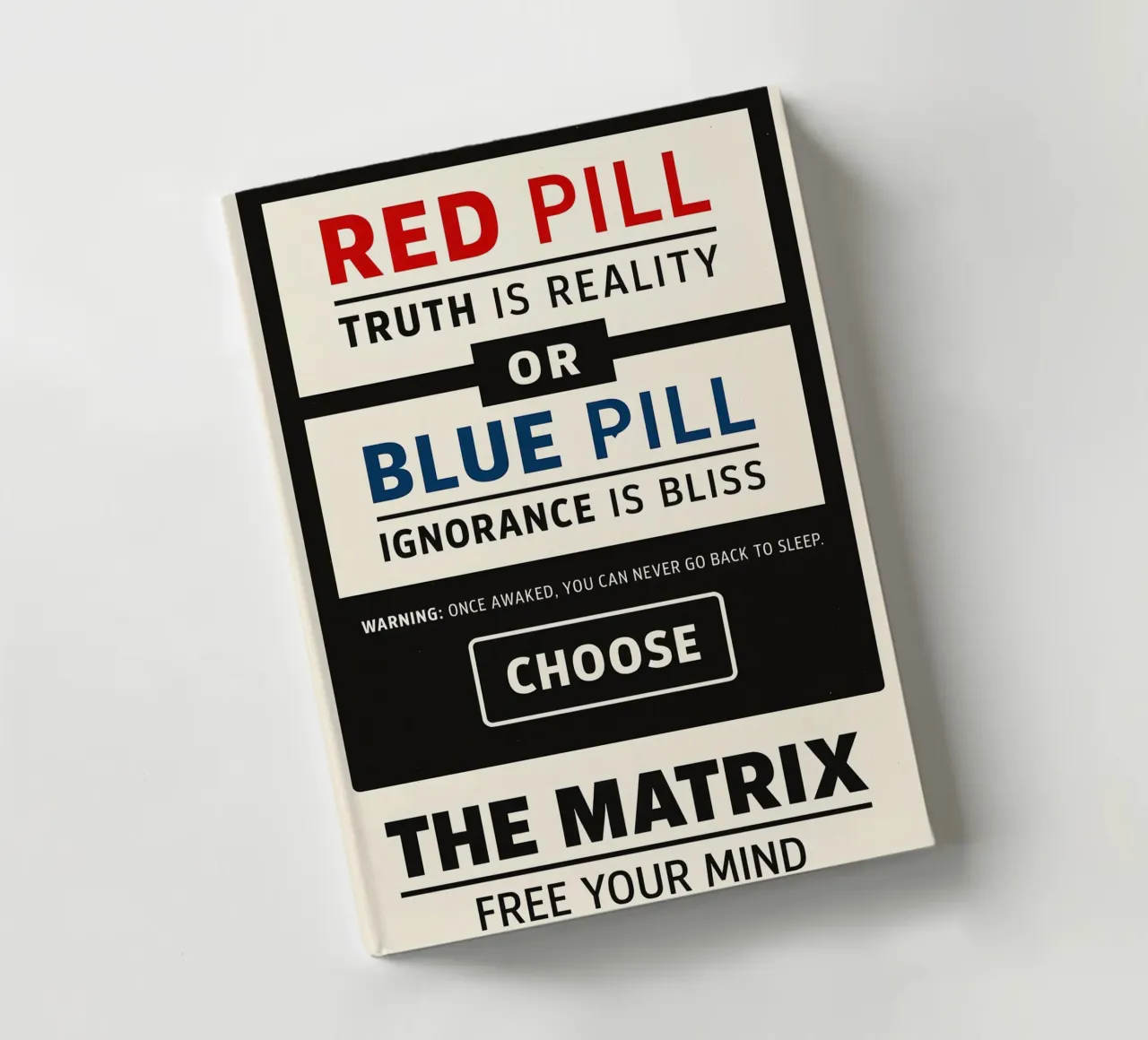 The Matrix Print notebook by MoviesArt