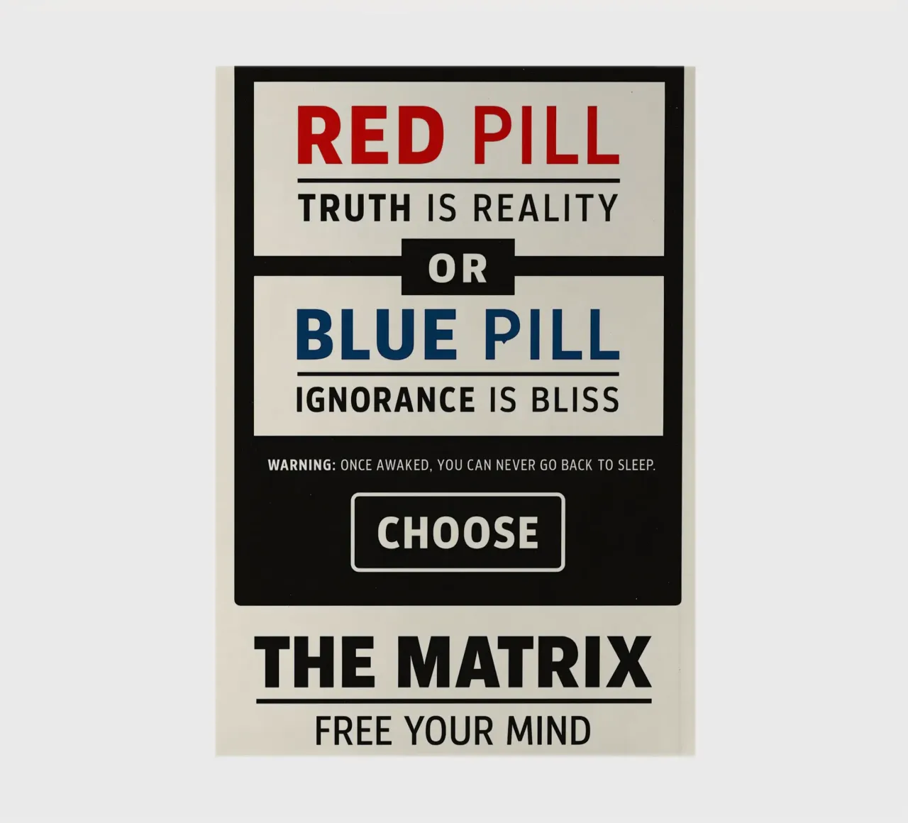 The Matrix Print notebook by MoviesArt