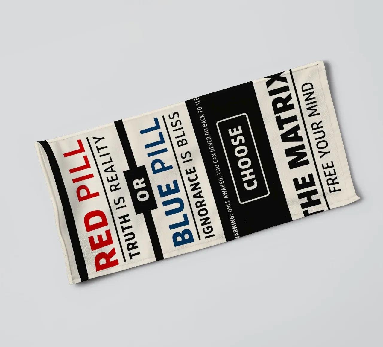 The Matrix Print asciugamano da bagno da MoviesArt