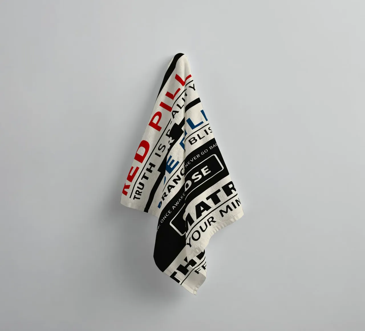 The Matrix Print asciugamano da bagno da MoviesArt