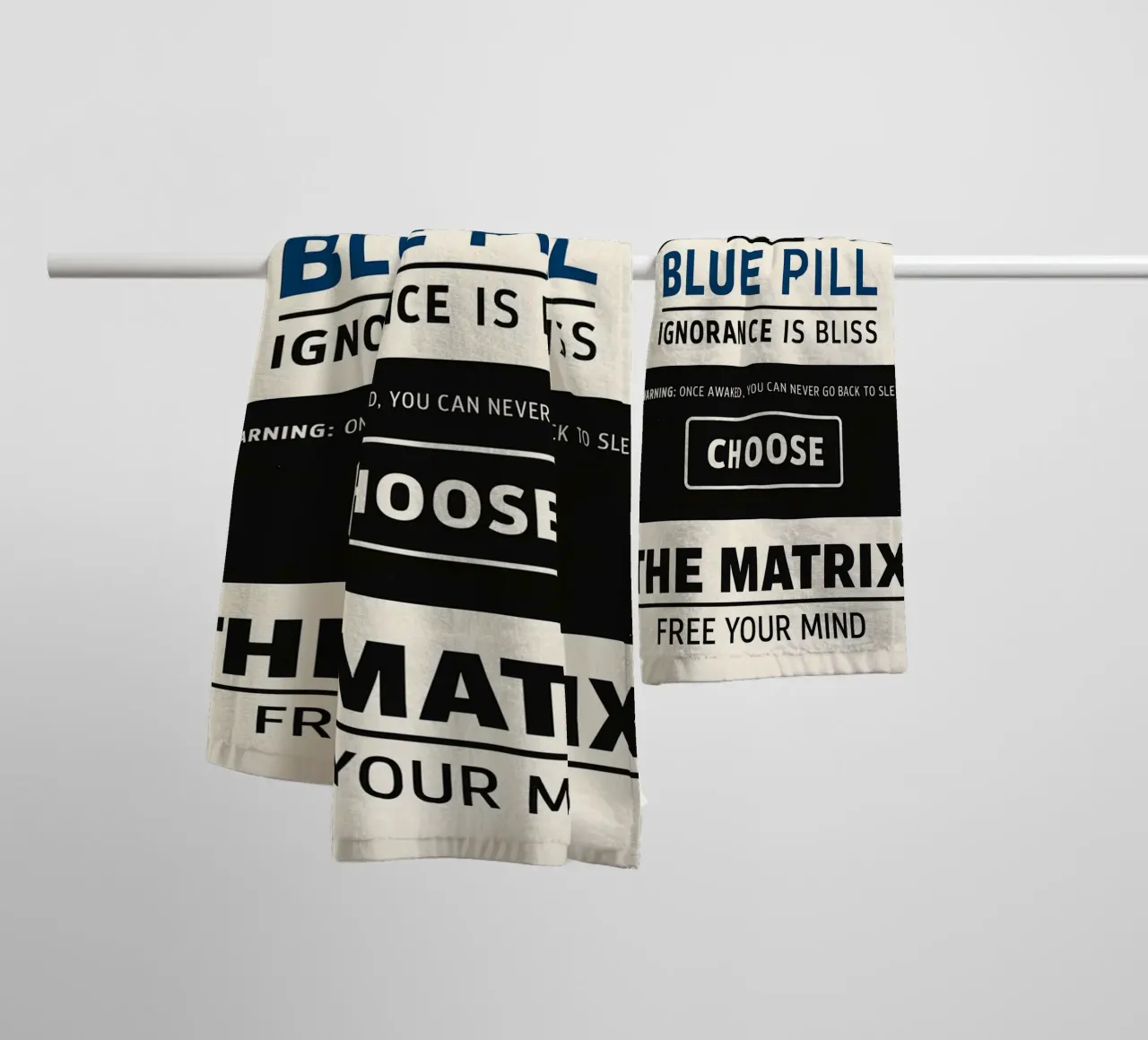 The Matrix Print asciugamano da bagno da MoviesArt