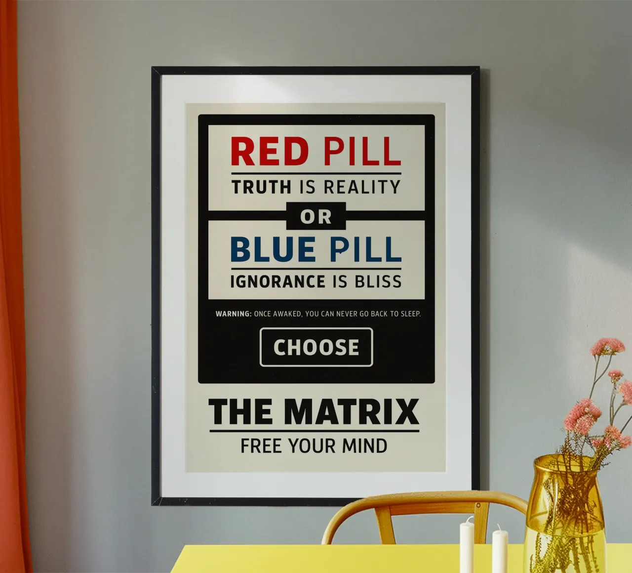 The Matrix Print carta hahnemühle da MoviesArt