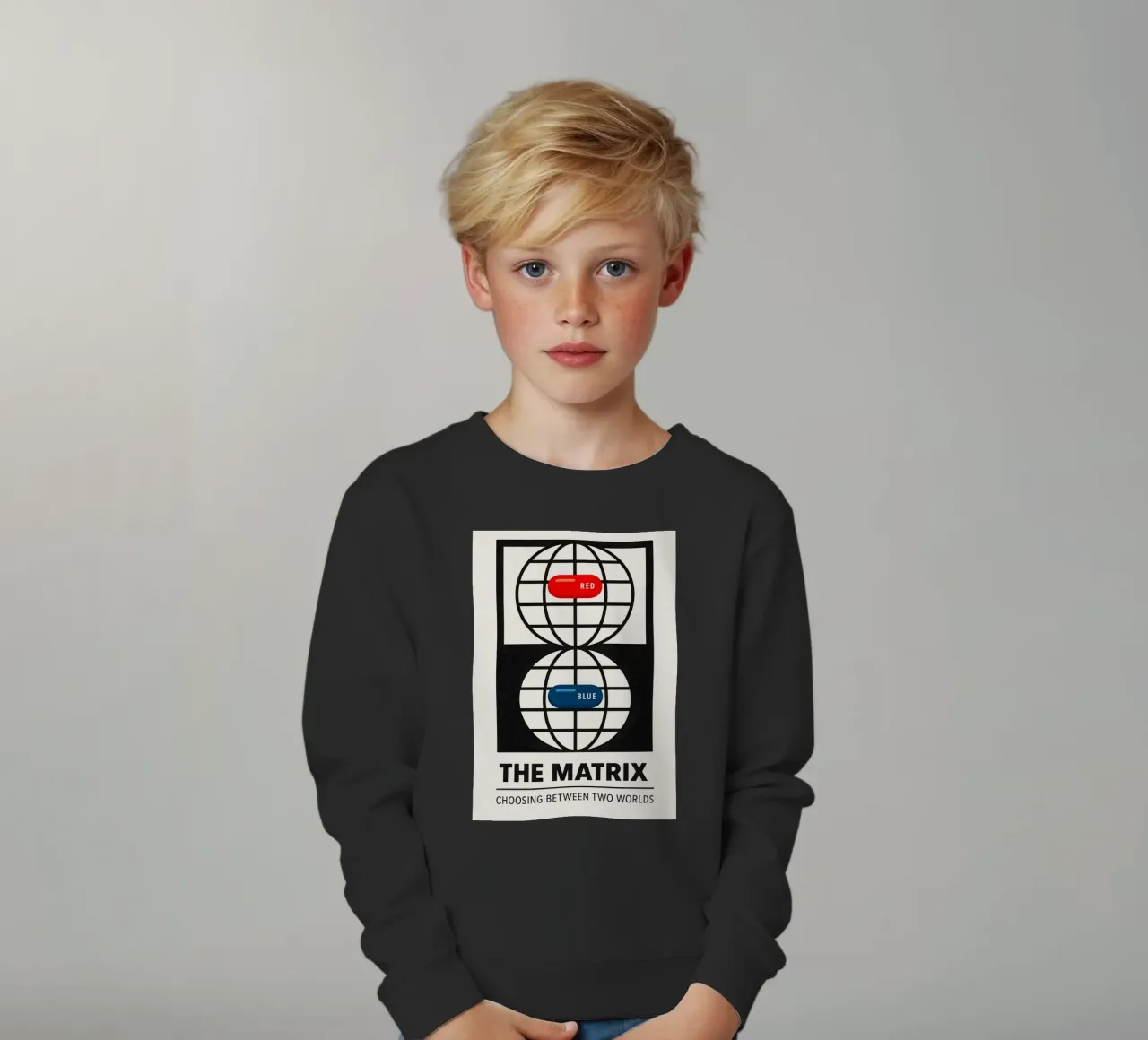 The Matrix Print felpa bambino da MoviesArt