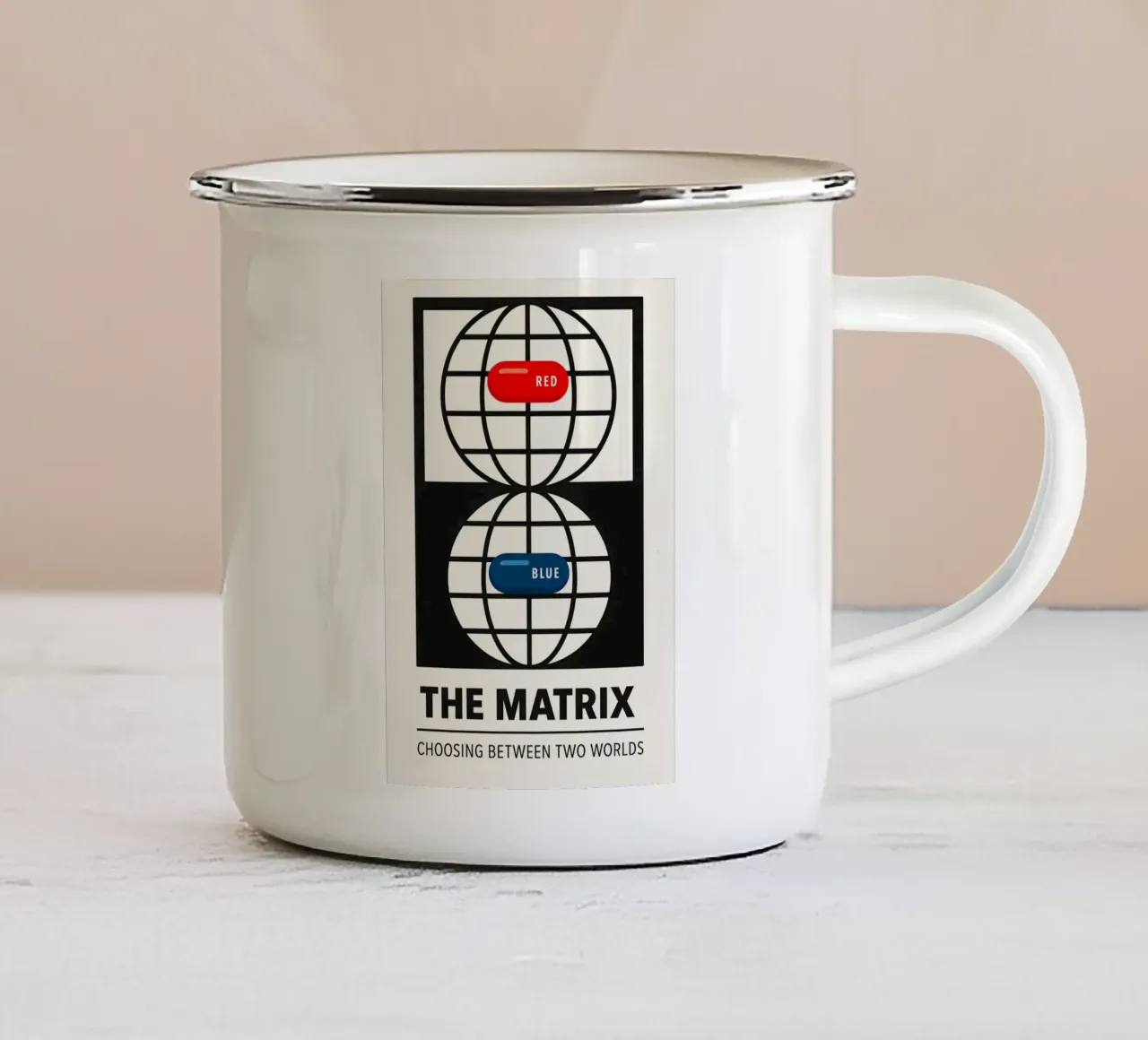 The Matrix Print tazza in smalto da MoviesArt