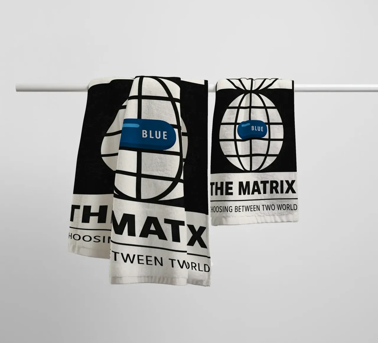 The Matrix Print towel by MoviesArt