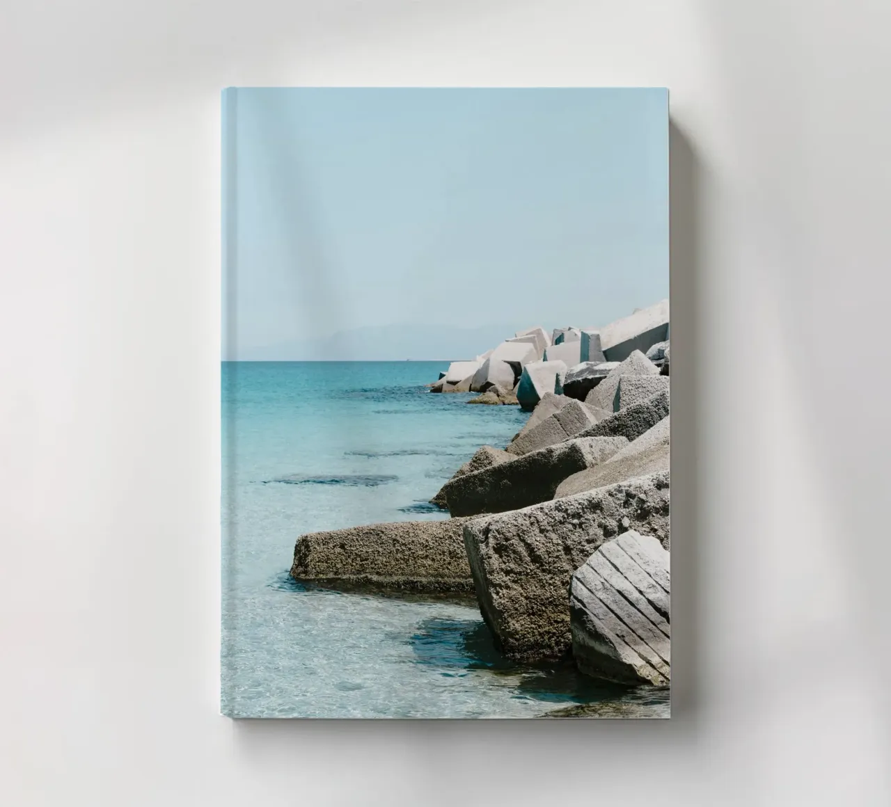 Rocky coast in Sicily notebook by photolovers