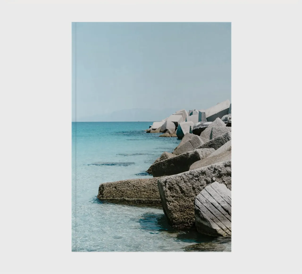 Rocky coast in Sicily notebook by photolovers