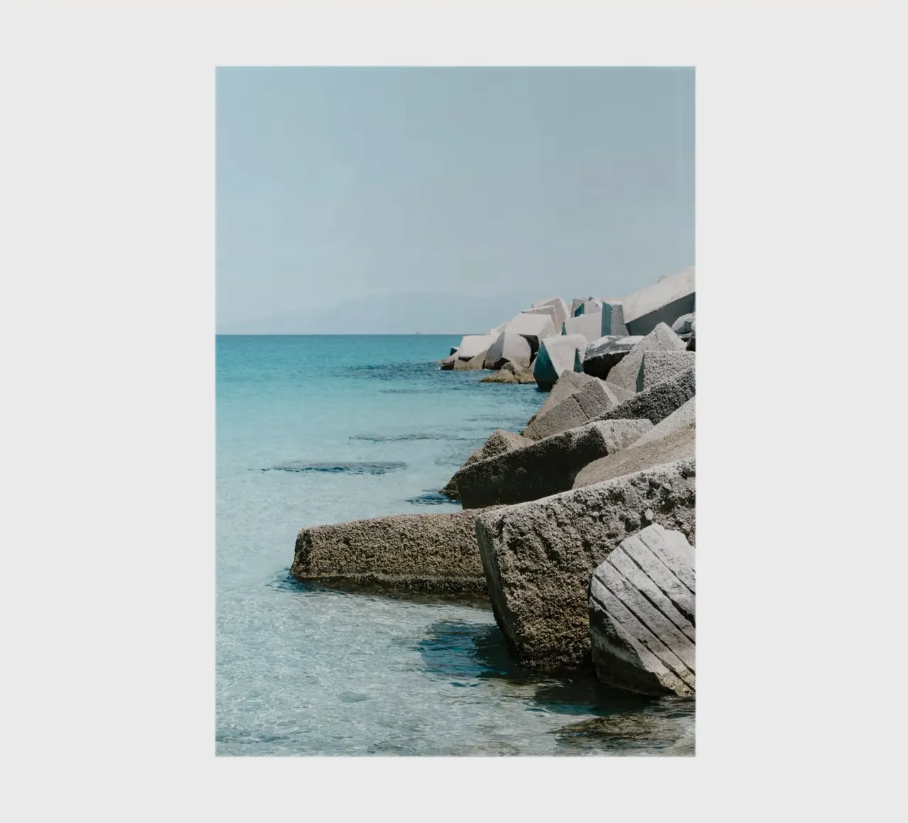 Rocky coast in Sicily notebook by photolovers