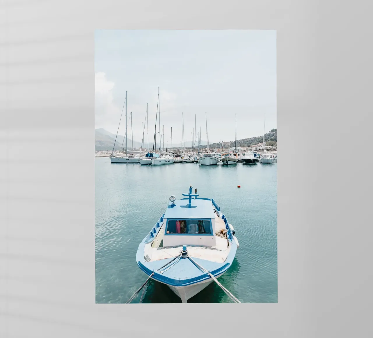 Boat in a port in Sicily pellicola backlit da photolovers