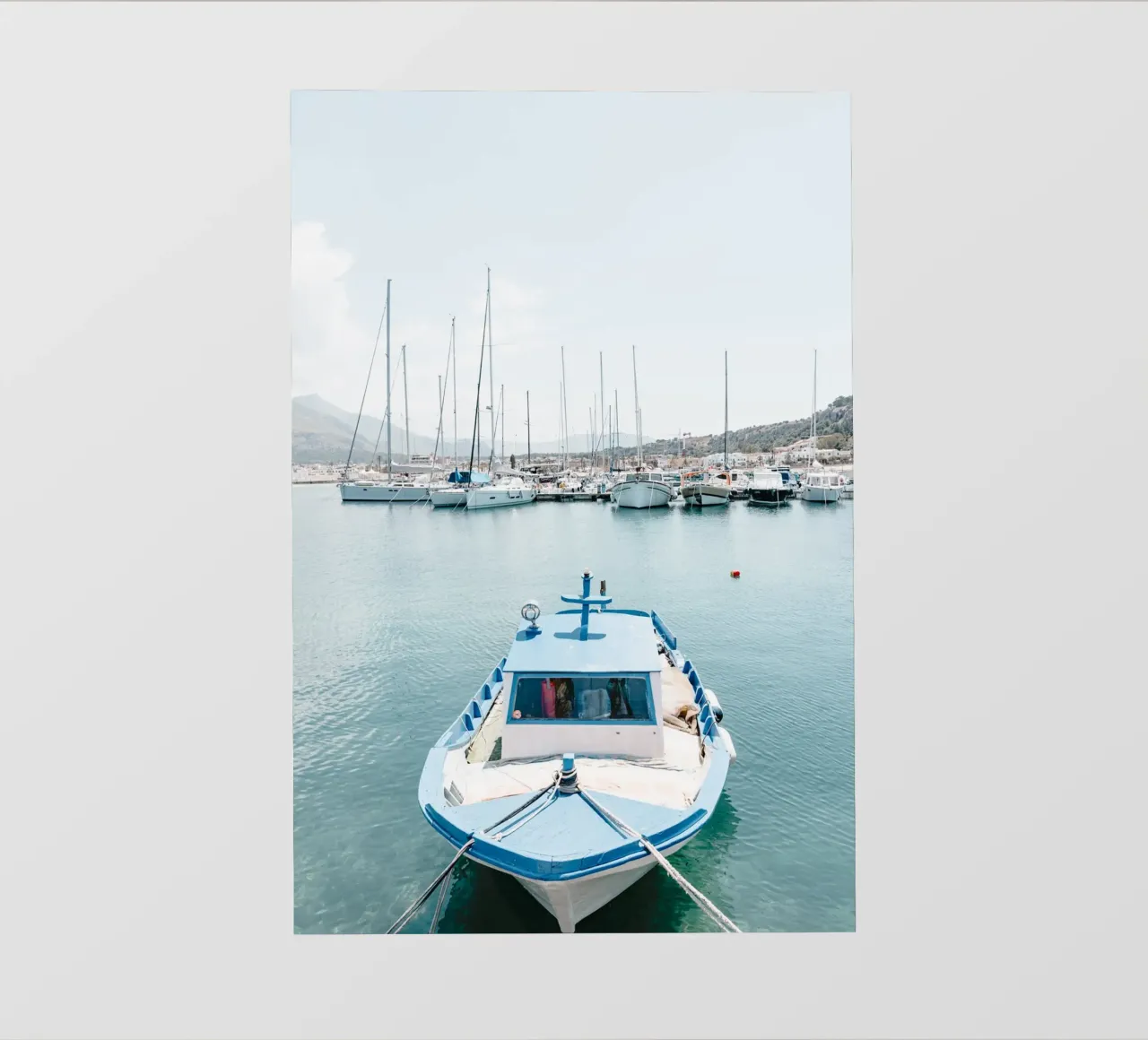 Boat in a port in Sicily pellicola backlit da photolovers