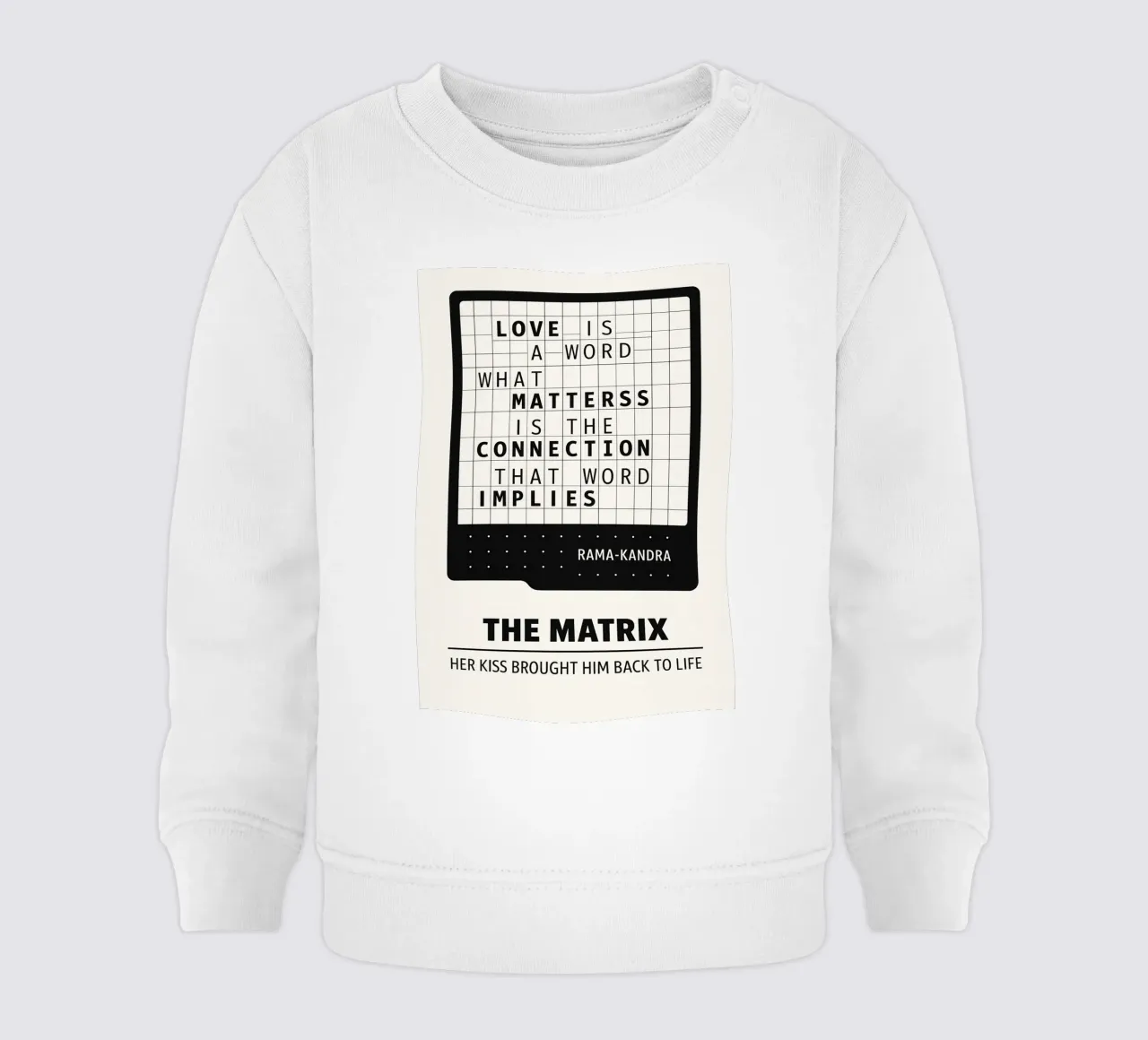 The Matrix Print felpa neonato da MoviesArt