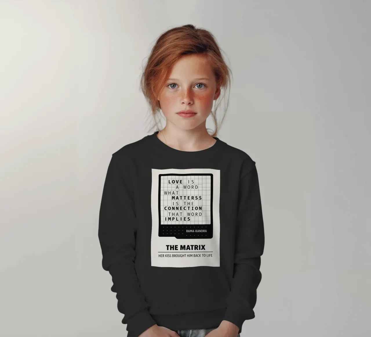 The Matrix Print felpa bambino da MoviesArt