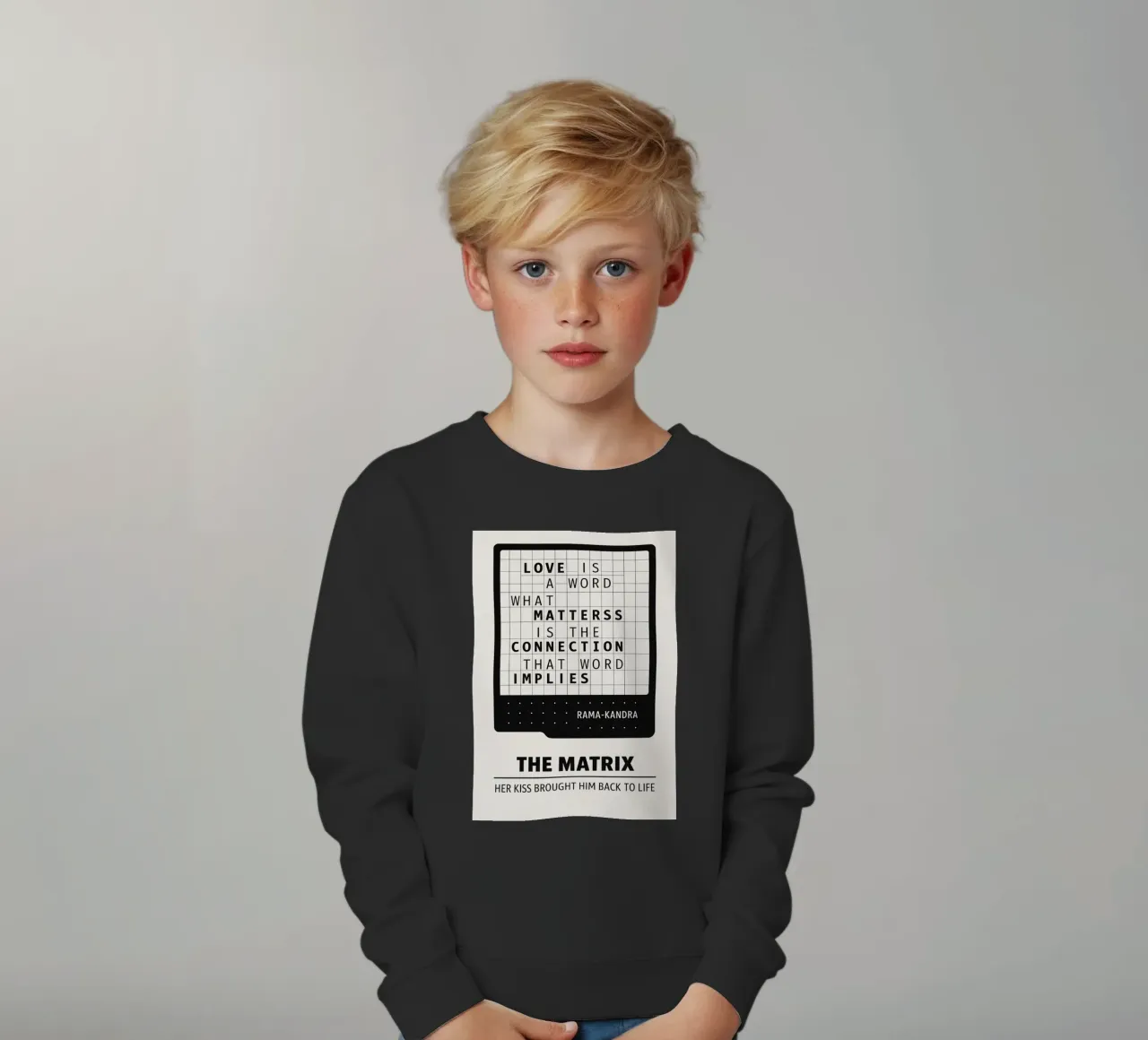 The Matrix Print felpa bambino da MoviesArt
