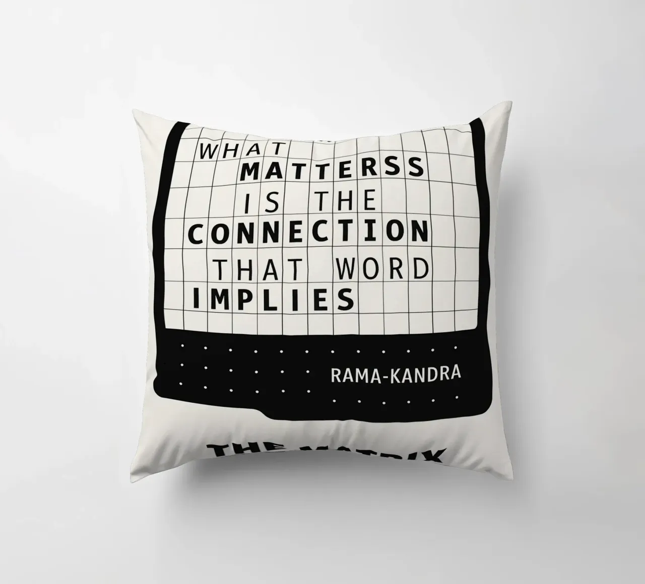 The Matrix Print cuscino da MoviesArt