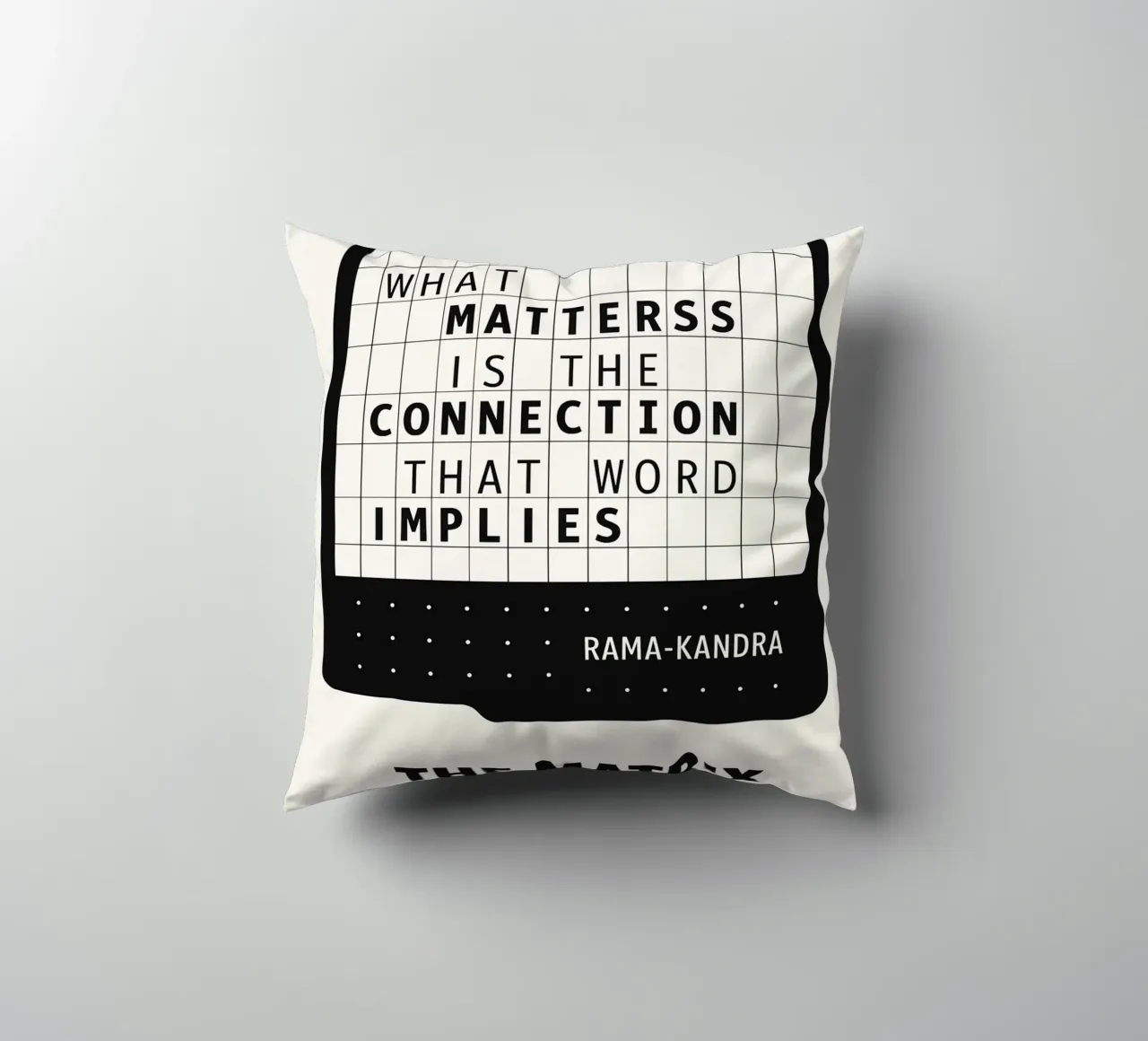 The Matrix Print cuscino da MoviesArt