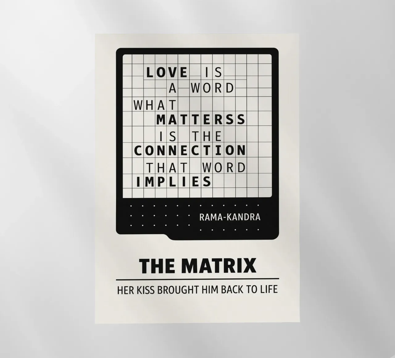 The Matrix Print pellicola backlit da MoviesArt