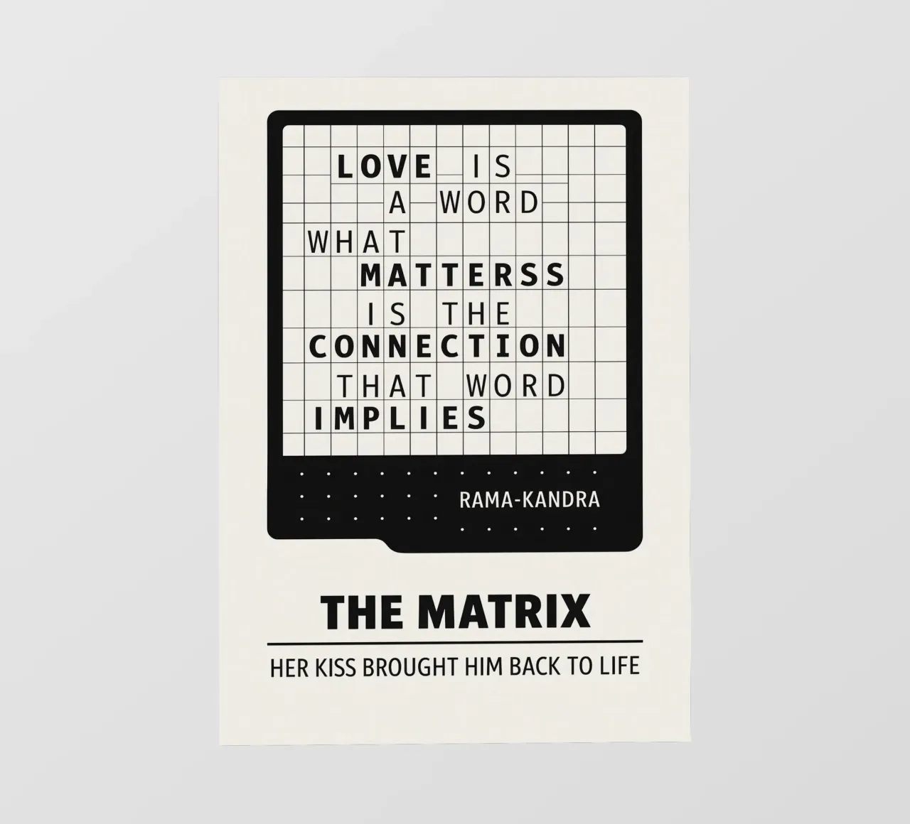 The Matrix Print telo in pvc da MoviesArt