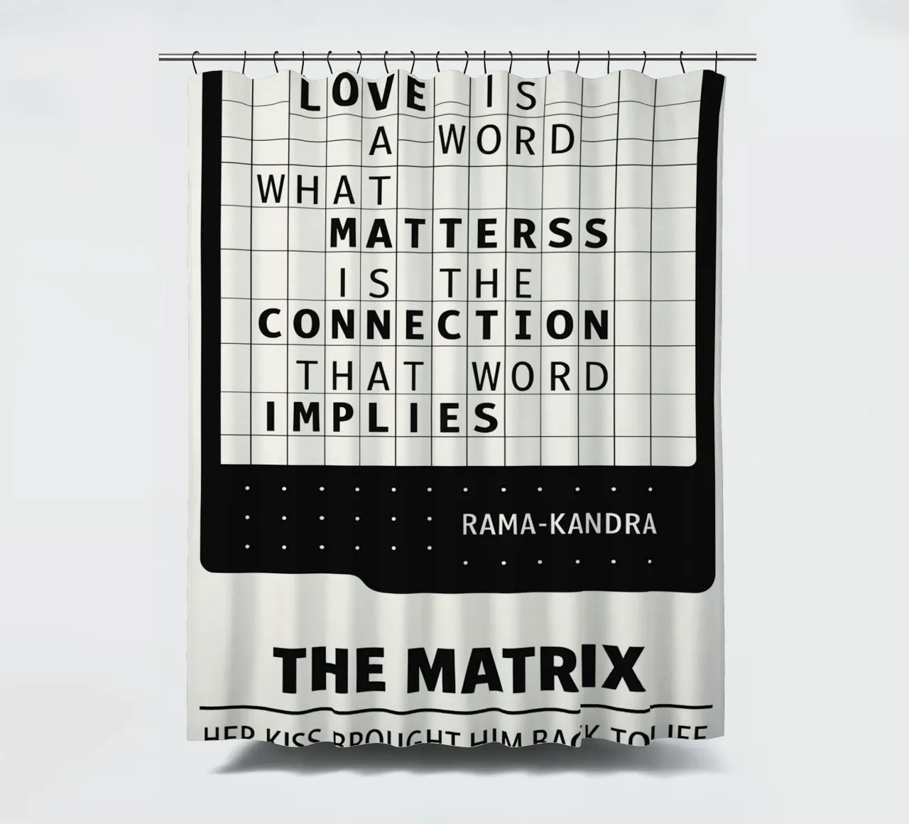 The Matrix Print tenda da doccia da MoviesArt