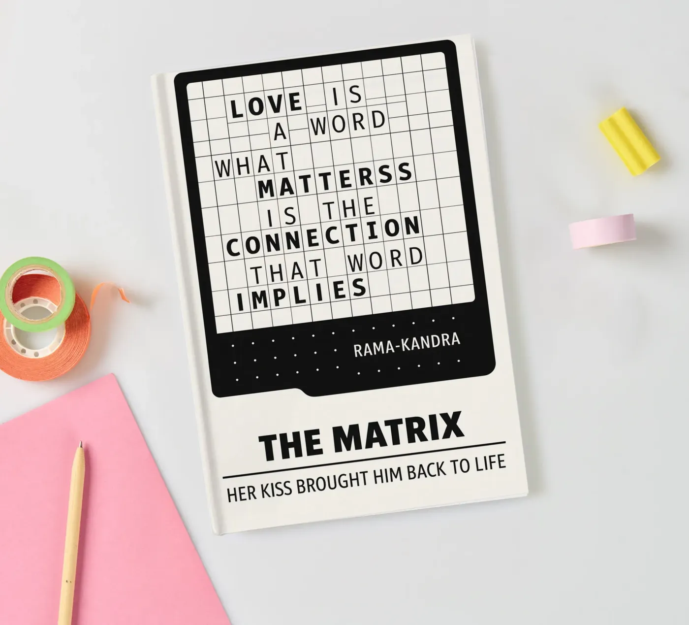 The Matrix Print notitieboek van MoviesArt