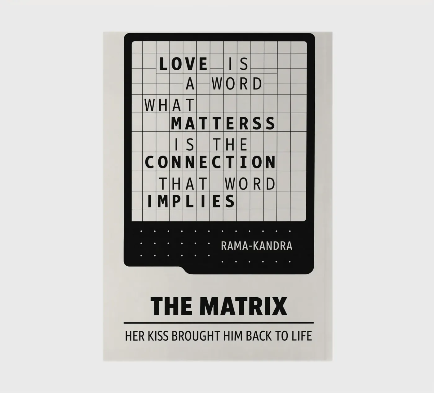 The Matrix Print notitieboek van MoviesArt