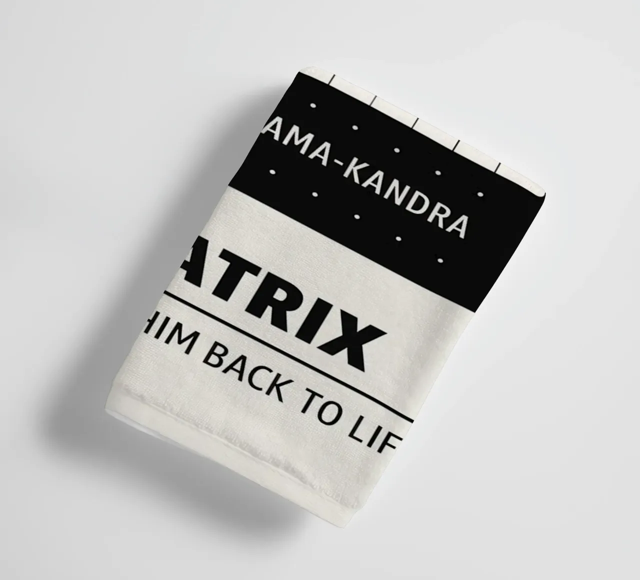 The Matrix Print asciugamano da bagno da MoviesArt