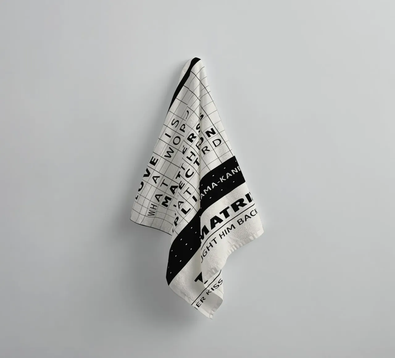 The Matrix Print asciugamano da bagno da MoviesArt