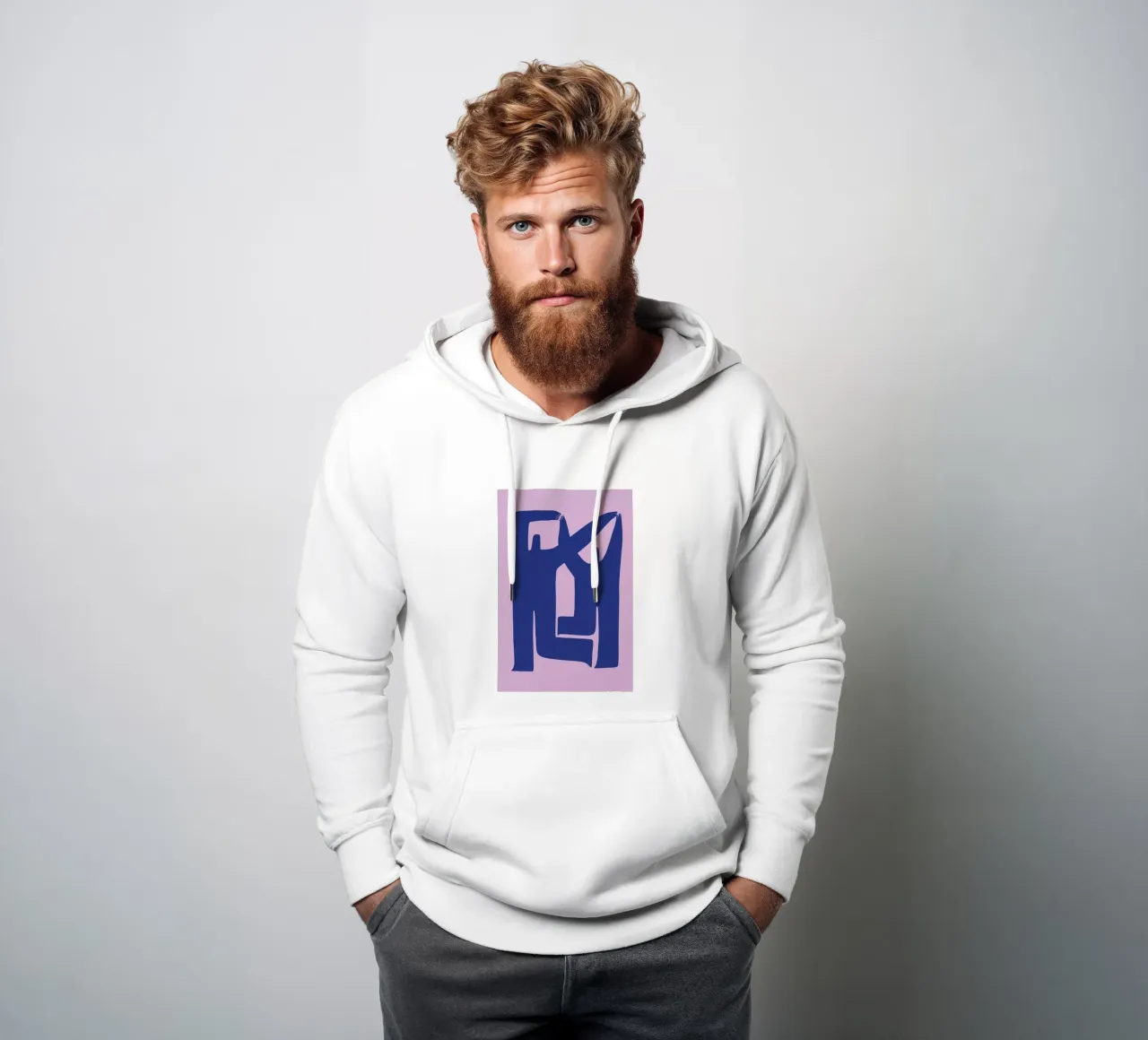 Geometric Dance felpa con cappuccio da Pure