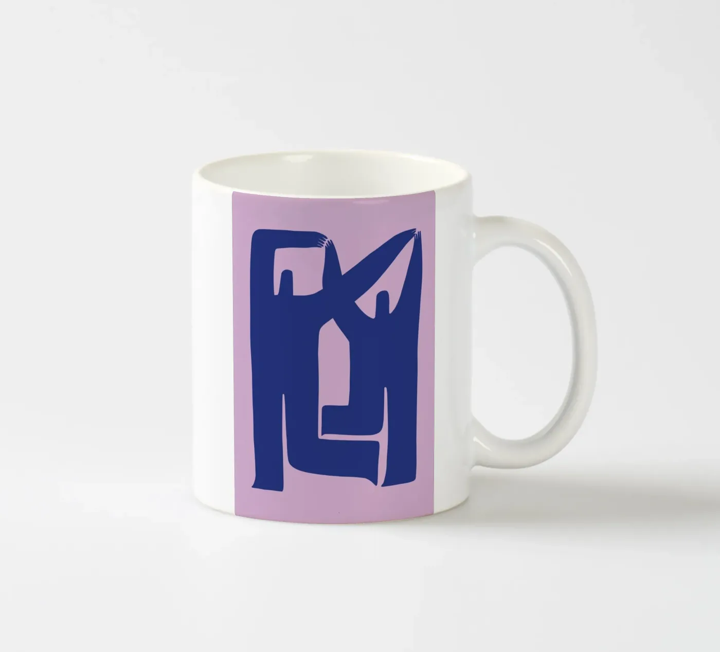 Geometric Dance ceramic mug by Pure