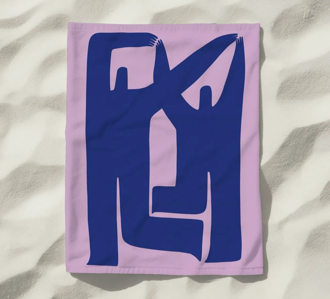 Geometric Dance strandhanddoek van Pure